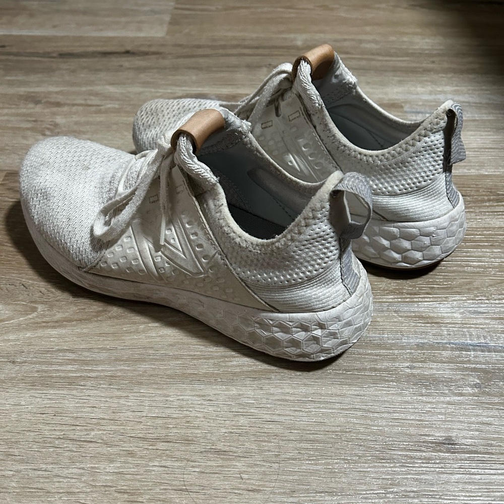 New Balance White Athletic Shoes